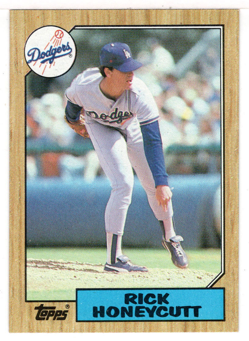 Rick Honeycutt - Los Angeles Dodgers (MLB Baseball Card) 1987 Topps # 753 Mint