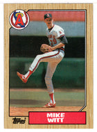 Mike Witt - California Angels (MLB Baseball Card) 1987 Topps # 760 Mint