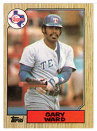 Gary Ward - Texas Rangers (MLB Baseball Card) 1987 Topps # 762 Mint