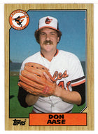 Don Aase - Baltimore Orioles (MLB Baseball Card) 1987 Topps # 766 Mint