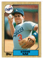 Steve Sax - Los Angeles Dodgers (MLB Baseball Card) 1987 Topps # 769 Mint