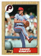 Shane Rawley - Philadelphia Phillies (MLB Baseball Card) 1987 Topps # 771 Mint