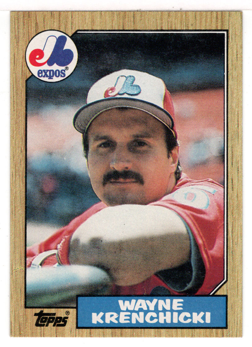Wayne Krenchicki - Montreal Expos (MLB Baseball Card) 1987 Topps # 774 Mint