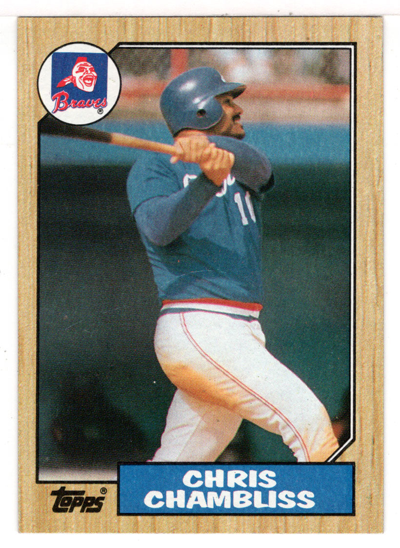 Chris Chambliss - Atlanta Braves (MLB Baseball Card) 1987 Topps # 777 Mint