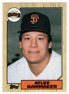 Atlee Hammaker - San Francisco Giants (MLB Baseball Card) 1987 Topps # 781 Mint