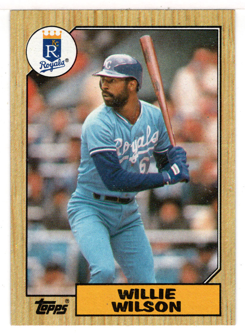 Willie Wilson - Kansas City Royals (MLB Baseball Card) 1987 Topps # 783 Mint