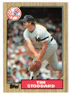 Tim Stoddard - New York Yankees (MLB Baseball Card) 1987 Topps # 788 Mint