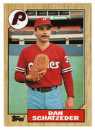 Dan Schatzeder - Philadelphia Phillies (MLB Baseball Card) 1987 Topps # 789 Mint