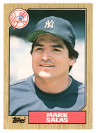 Mark Salas - New York Yankees (MLB Baseball Card) 1987 Topps Traded # 107T Mint