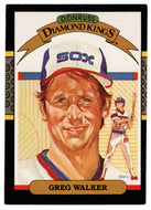 Greg Walker - Chicago White Sox - Diamond Kings (MLB Baseball Card) 1987 Donruss # 25 NM/MT