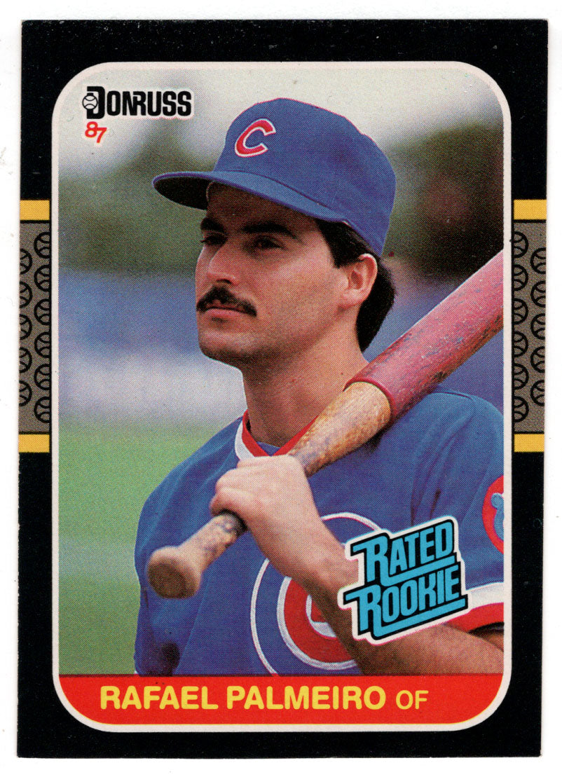 Rafael Palmeiro RC - Chicago Cubs - Rated Rookie (MLB Baseball Card) 1987 Donruss # 43 NM/MT
