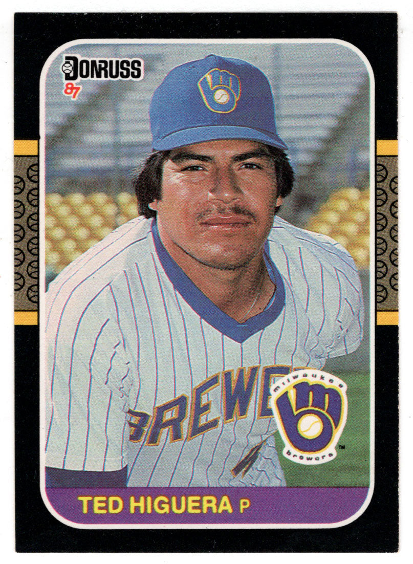 Ted Higuera - Milwaukee Brewers (MLB Baseball Card) 1987 Donruss # 49 NM/MT