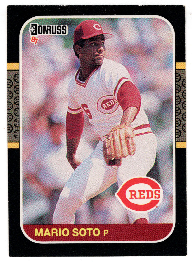 Mario Soto - Cincinnati Reds (MLB Baseball Card) 1987 Donruss # 82 NM/MT