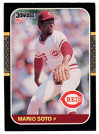 Mario Soto - Cincinnati Reds (MLB Baseball Card) 1987 Donruss # 82 NM/MT