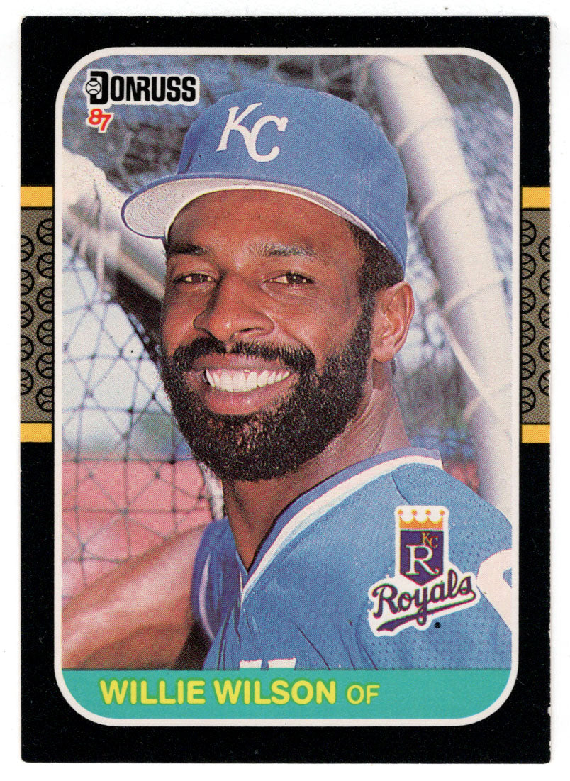 Willie Wilson - Kansas City Royals (MLB Baseball Card) 1987 Donruss # 96 NM/MT