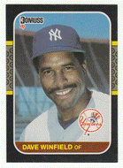 Dave Winfield - New York Yankees (MLB Baseball Card) 1987 Donruss # 105 NM/MT