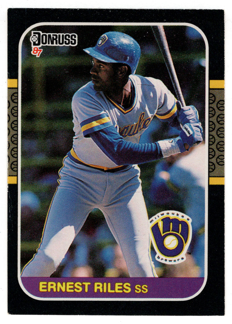 Ernest Riles - Milwaukee Brewers (MLB Baseball Card) 1987 Donruss # 151 NM/MT