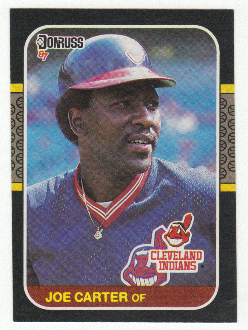 Joe Carter - Cleveland Indians (MLB Baseball Card) 1987 Donruss