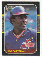 Joe Carter - Cleveland Indians (MLB Baseball Card) 1987 Donruss # 156 NM/MT