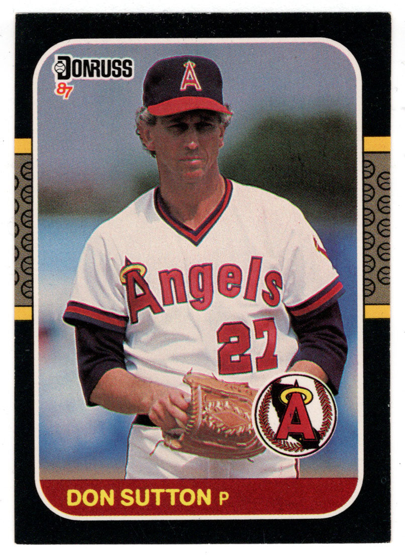 Don Sutton - California Angels (MLB Baseball Card) 1987 Donruss # 181 NM/MT