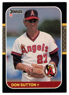 Don Sutton - California Angels (MLB Baseball Card) 1987 Donruss # 181 NM/MT