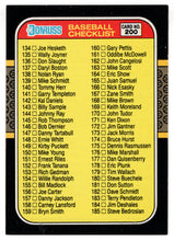 Load image into Gallery viewer, Checklist # 3 (MLB Baseball Card) 1987 Donruss # 200 NM/MT
