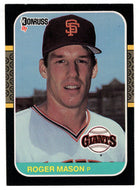 Roger Mason - San Francisco Giants (MLB Baseball Card) 1987 Donruss # 204 NM/MT