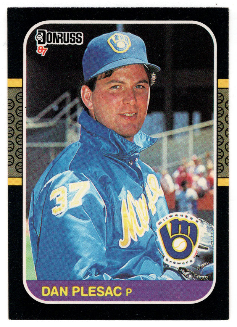 Dan Plesac RC - Milwaukee Brewers (MLB Baseball Card) 1987 Donruss # 214 NM/MT