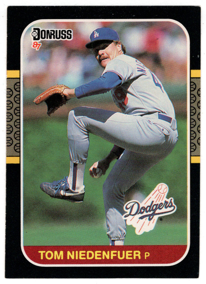 Tom Niedenfuer - Los Angeles Dodgers (MLB Baseball Card) 1987 Donruss # 218 NM/MT