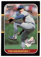 Tom Niedenfuer - Los Angeles Dodgers (MLB Baseball Card) 1987 Donruss # 218 NM/MT