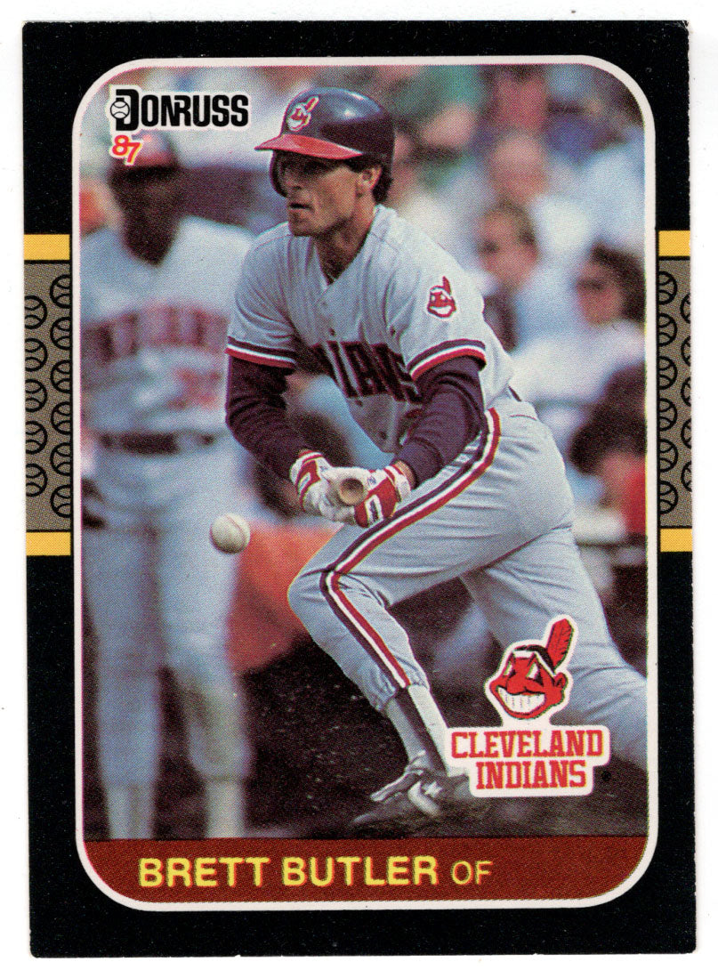 Brett Butler - Cleveland Indians (MLB Baseball Card) 1987 Donruss # 219 NM/MT