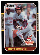 Brett Butler - Cleveland Indians (MLB Baseball Card) 1987 Donruss # 219 NM/MT