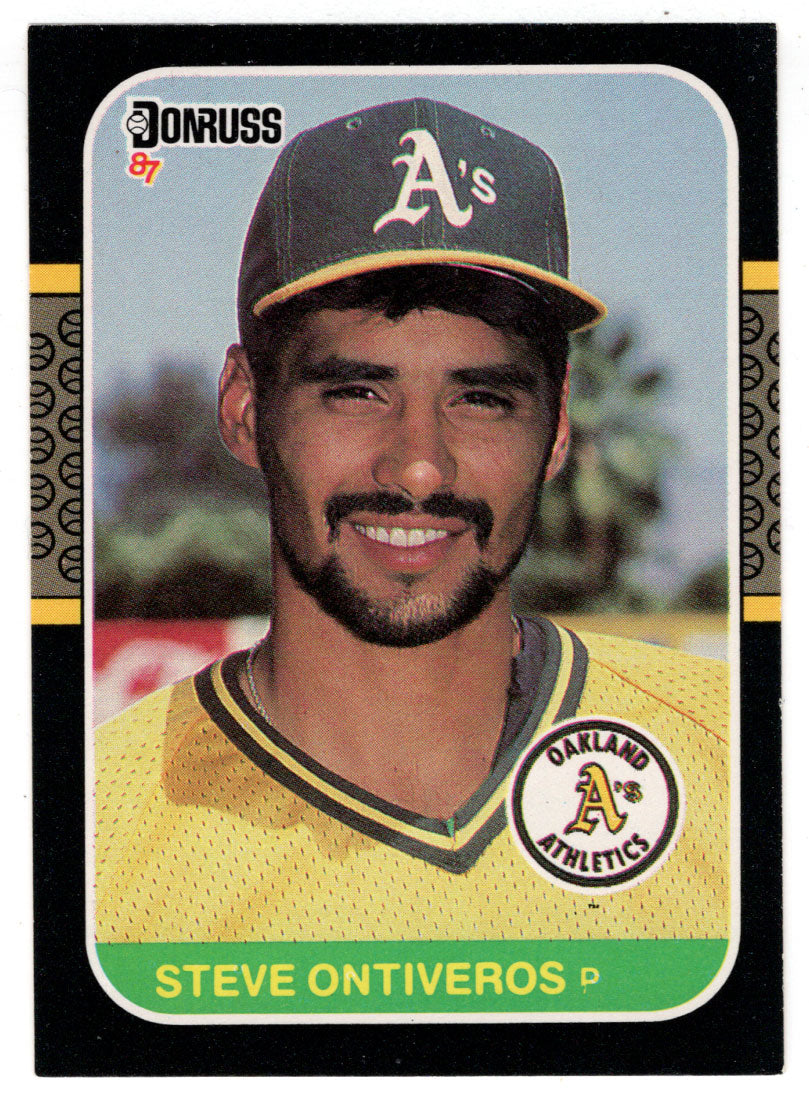 Steve Ontiveros - Oakland Athletics (MLB Baseball Card) 1987 Donruss # 221 NM/MT