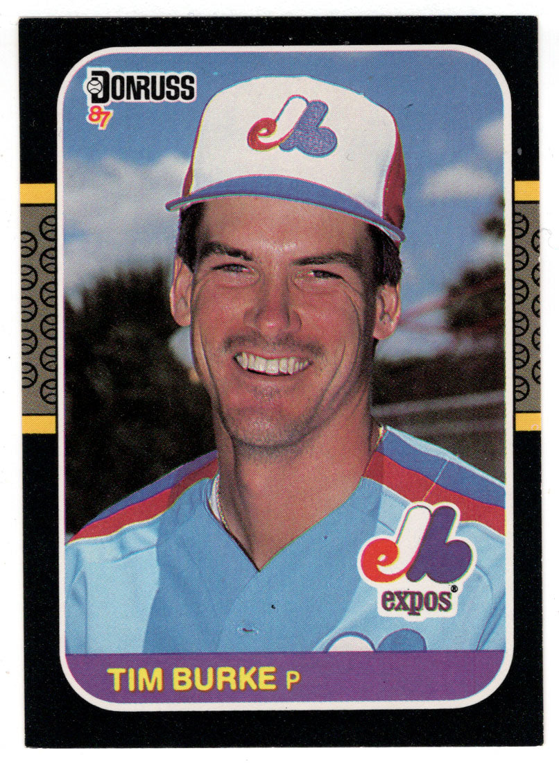 Tim Burke - Montreal Expos (MLB Baseball Card) 1987 Donruss # 222 NM/MT
