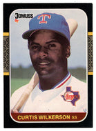 Curtis Wilkerson - Texas Rangers (MLB Baseball Card) 1987 Donruss # 223 NM/MT