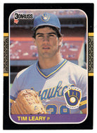 Tim Leary - Milwaukee Brewers (MLB Baseball Card) 1987 Donruss # 232 NM/MT