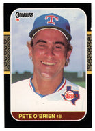 Pete O'Brien - Texas Rangers (MLB Baseball Card) 1987 Donruss # 259 NM/MT