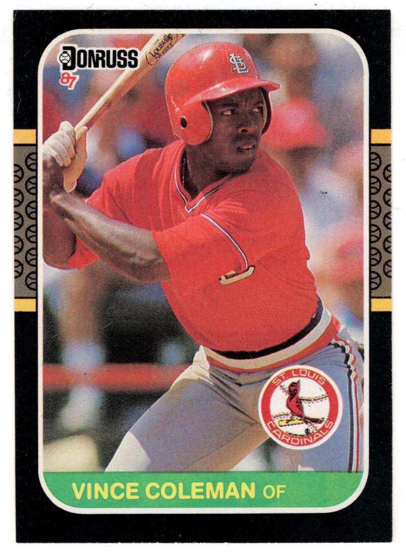 Vince Coleman - St. Louis Cardinals (MLB Baseball Card) 1987 Donruss # 263 NM/MT