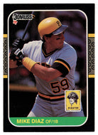 Mike Diaz RC - Pittsburgh Pirates (MLB Baseball Card) 1987 Donruss # 267 NM/MT