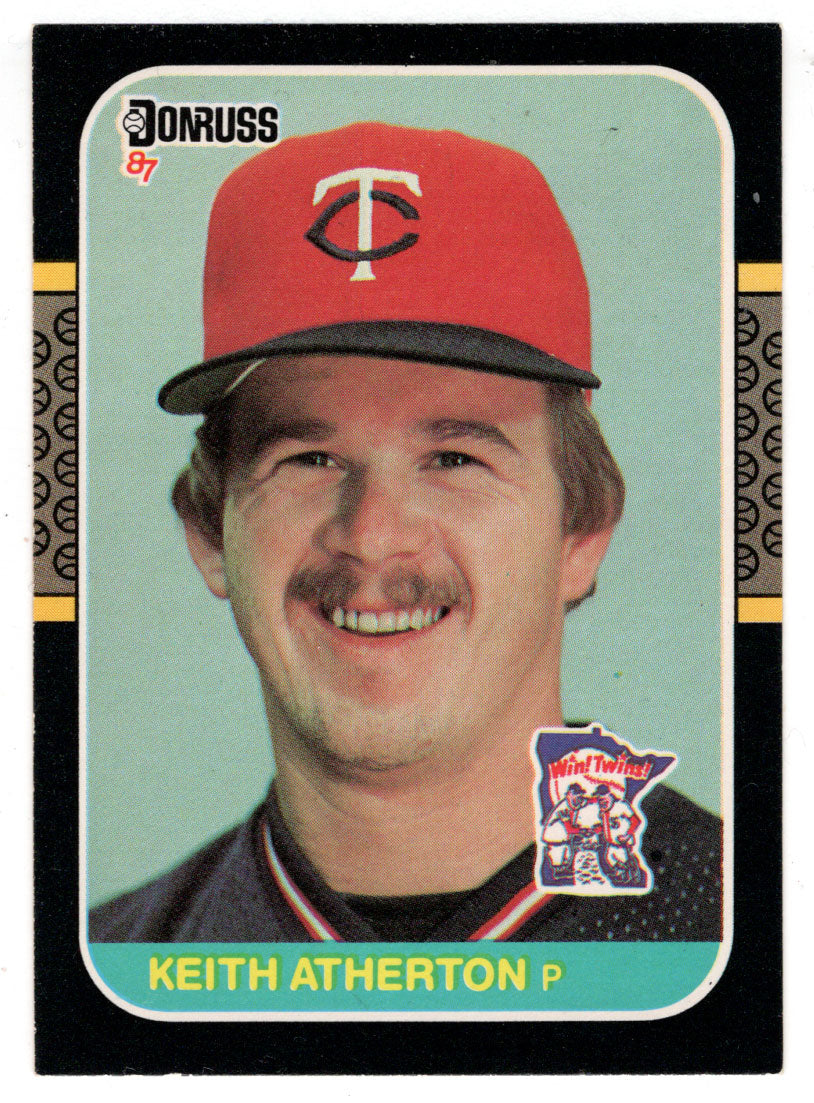 Keith Atherton - Minnesota Twins (MLB Baseball Card) 1987 Donruss # 272 NM/MT