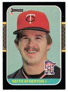 Keith Atherton - Minnesota Twins (MLB Baseball Card) 1987 Donruss # 272 NM/MT