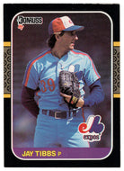 Jay Tibbs - Montreal Expos (MLB Baseball Card) 1987 Donruss # 282 NM/MT