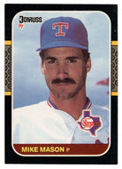 Mike Mason - Texas Rangers (MLB Baseball Card) 1987 Donruss # 284 NM/MT