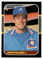 David Palmer - Atlanta Braves (MLB Baseball Card) 1987 Donruss # 325 NM/MT