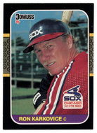 Ron Karkovice RC - Chicago White Sox  (MLB Baseball Card) 1987 Donruss # 334 NM/MT