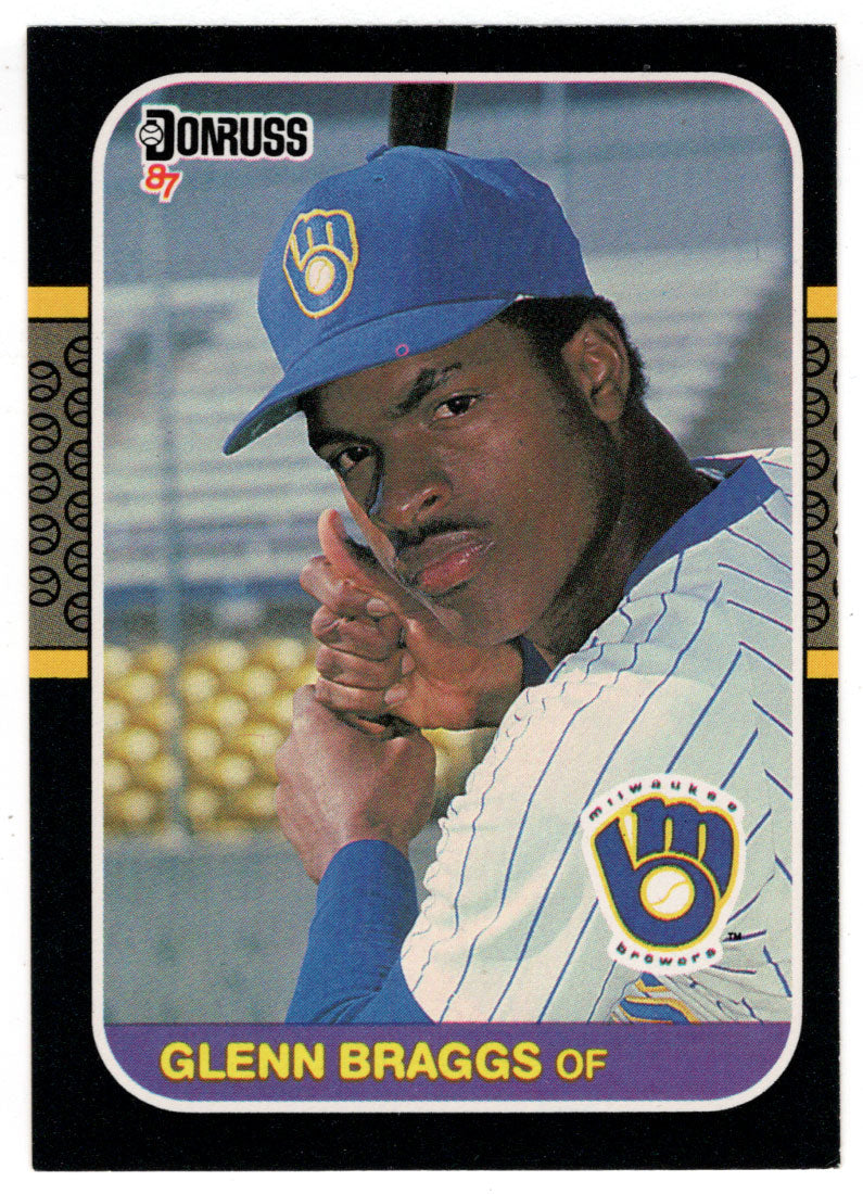 Glenn Braggs RC - Milwaukee Brewers (MLB Baseball Card) 1987 Donruss # 337 NM/MT