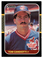 Tom Candiotti - Cleveland Indians (MLB Baseball Card) 1987 Donruss # 342 NM/MT