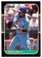 Rudy Law - Kansas City Royals (MLB Baseball Card) 1987 Donruss # 343 NM/MT