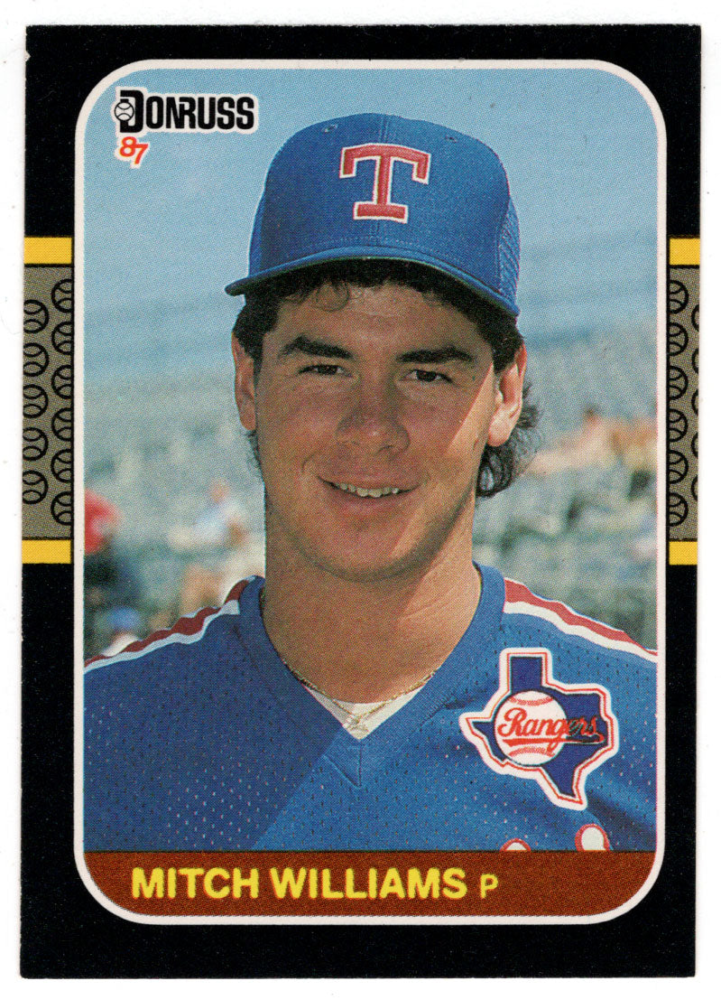 Mitch Williams RC - Texas Rangers (MLB Baseball Card) 1987 Donruss # 347 NM/MT