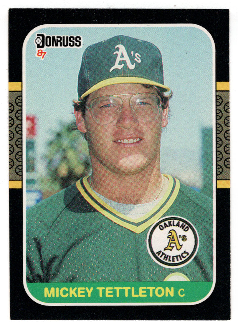 Mickey Tettleton - Oakland Athletics (MLB Baseball Card) 1987 Donruss # 349 NM/MT